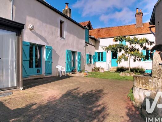 Maison de plain-pied à vendre 142 000 € 5 pièces 4 chambres 122 m² 761 m² de terrain Ouzouer-sur-Trézée 45250