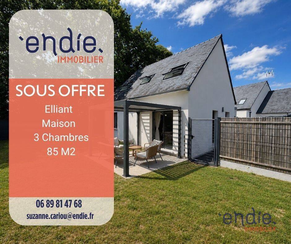 Maison 4 pièces 85 m² · à Elliant · 85 m² · 232 000 €