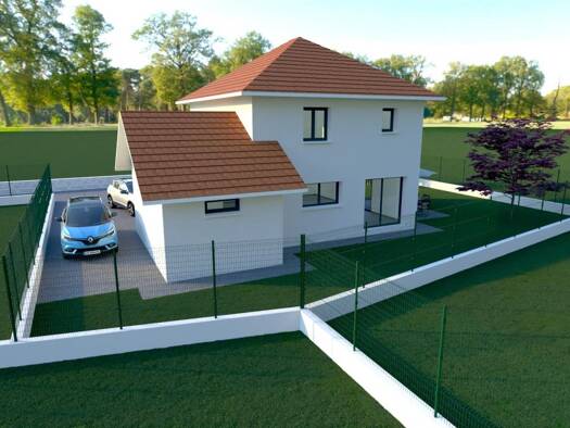 Terrain avec maison neuve à vendre 235 000 € 4 pièces 3 chambres 90 m² Cressin-Rochefort 01350