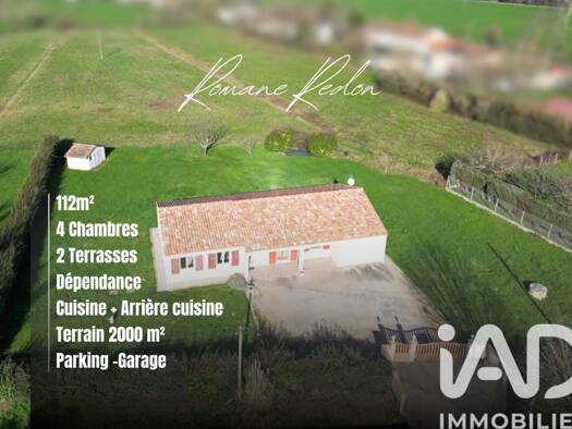 Maison de plain-pied à vendre 248 000 € 5 pièces 4 chambres 112,5 m² 2 000 m² de terrain Sorèze 81540