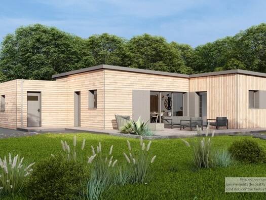 Terrain avec maison neuve à vendre 257 200 € 3 pièces 2 chambres 88 m² 645 m² de terrain Camors 56330