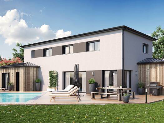 Terrain avec maison neuve à vendre 458 745 € 6 pièces 5 chambres 168 m² 420 m² de terrain Notre-Dame-des-Landes 44130
