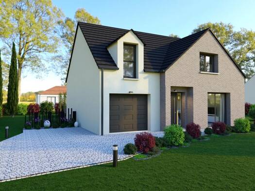 Terrain avec maison neuve à vendre 563 625 € 5 pièces 3 chambres 104,4 m² 400 m² de terrain Montatons Saint-Michel-sur-Orge 91240