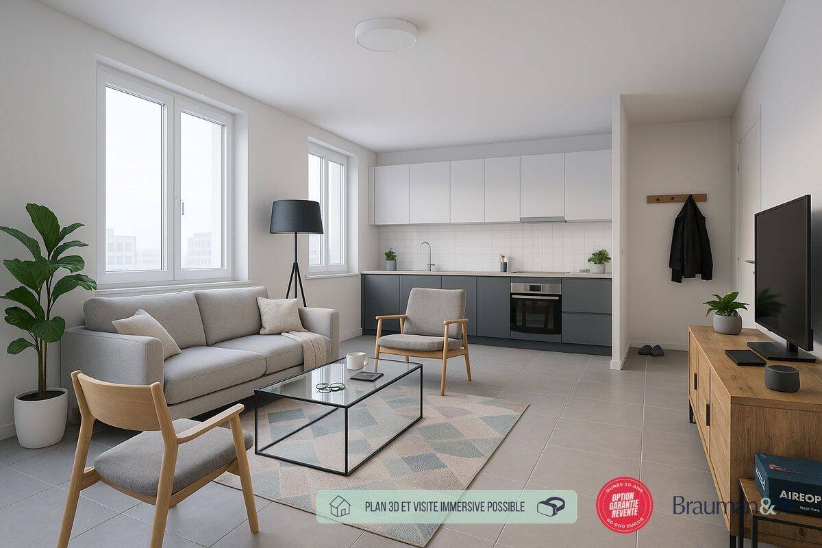 Appartement 3 pièces 68 m² · à Eybens · 68 m² · 314 000 €
