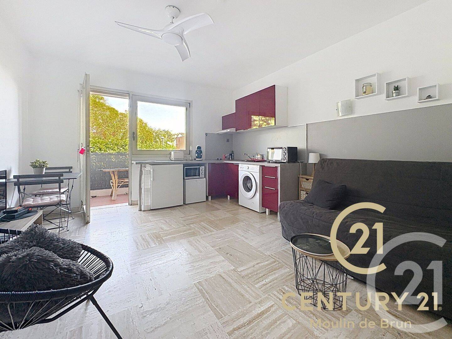 Appartement 1 pièce 21 m² · à Antibes · 21,4 m² · 600 €/mois